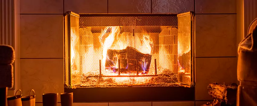 Mendota Hearth Landscape Fireplace Installation in Willoughby, Ohio