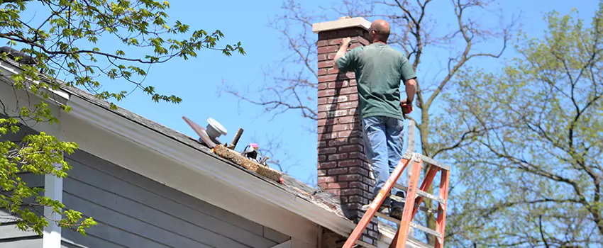 Vinyl and PVC Chimney Flashing Installation in Willoughby, OH