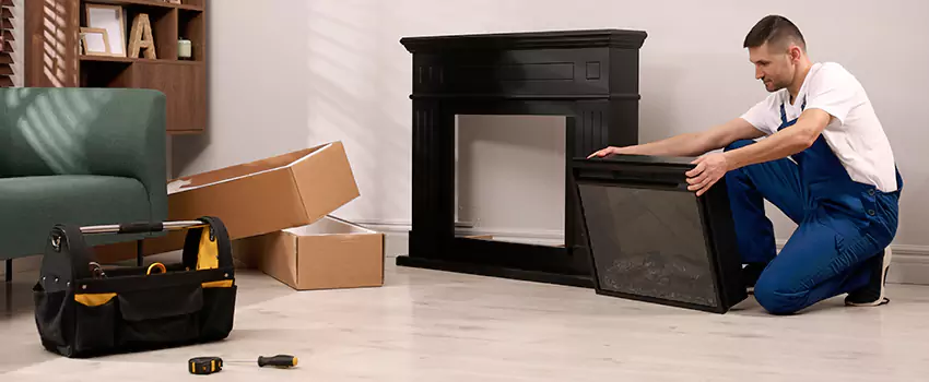 Old Rusted Metal Fireplace Repair And Replacement in Willoughby, OH